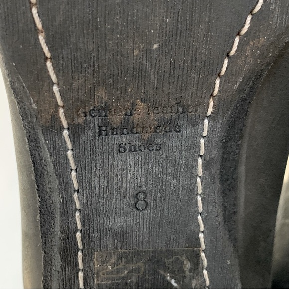 D-Segno Black Leather Studded Knee High Boots • Sz 8 - Picture 9 of 11